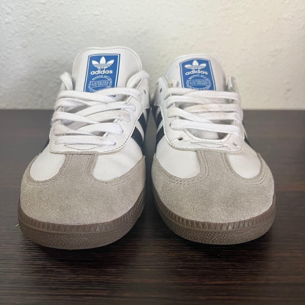 Adidas Samba OG White Black Gum Men’s Size 8 Leather Sneakers